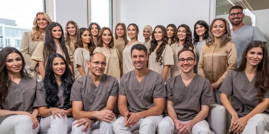 arzte team neue 2025 weiss32-min Praxisteam des WEISS32 Zahnzentrums Stuttgart-Degerloch